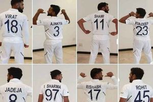 ఫోటో ప్లీజ్: విండిస్‌తో తొలి టెస్టుకు భారత ఆటగాళ్లు ధరించే కొత్త జెర్సీ ఇదే