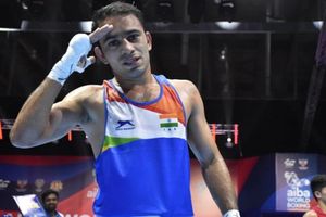 తొలి భారత బాక్సర్‌గా చరిత్ర సృష్టించిన అమిత్ పంగల్