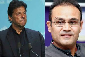 పాక్ ప్రధాని ఇమ్రాన్ ఖాన్‌పై సెటైరికల్ వీడియోని పోస్టు చేసిన సెహ్వాగ్