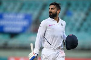 సఫారీ పేసర్ రబాడను ఎగతాళి చేసిన విరాట్ కోహ్లీ (వీడియో)