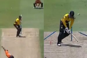 కళ్లు చెదిరే యార్కర్‌తో గేల్‌ను ఔట్ చేసిన జూనియర్ డాలా (వీడియో)