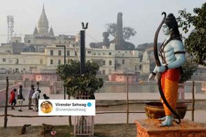 రామమందిరానికి లైన్ క్లియర్: అయోధ్య తీర్పుపై ట్విట్టర్‌లో వీరేంద్ర సెహ్వాగ్