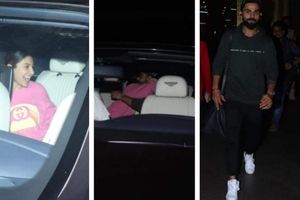 వైరల్‌ ఫొటో.. కౌగిలితో కోహ్లీకి స్వాగతం పలికిన అనుష్క!!