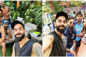 ట్విట్టర్‌లో ఫోటోలు: మూడో వన్డేకి ముందు చిల్ మూడ్‌లో కోహ్లీ