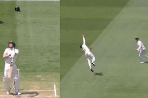 బాక్సింగ్ డే టెస్టు: ఆసీస్ 467 ఆలౌట్, ఓ సూపర్ క్యాచ్‌‌కి వెనుదిరిగిన స్టీవ్ స్మిత్