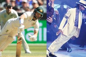 అచ్చం అదే డ్యాన్స్ మూమెంట్: బాక్సింగ్ డే టెస్టులో మైకేల్ జాక్సన్‌ను తలపించిన వేడ్!