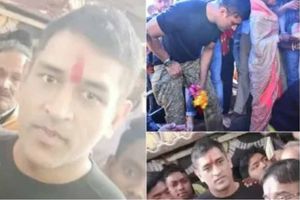 ఝార్ఖండ్‌లో ధోనీ ప్రత్యేక పూజలు.. రీఎంట్రీ కోసమేనా?!!