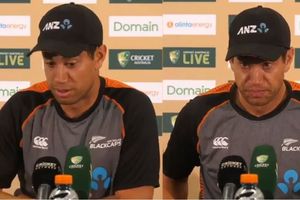 మీడియా సమావేశంలో కన్నీళ్లు పెట్టుకున్న న్యూజిలాండ్ క్రికెటర్ రాస్ టేలర్