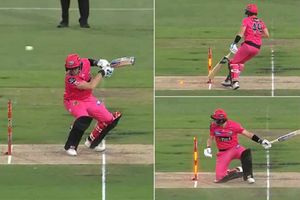 బిగ్‌బాష్‌లో హైడ్రామా.. హిట్‌ వికెట్‌ సంబరాలు.. కానీ నాటౌట్‌ (వీడియో)