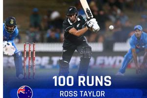 రాస్ టేలర్ సెంచరీ.. విజయానికి చేరువలో కివీస్!!