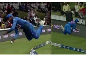 వారెవ్వా.. సూపర్ ఫీల్డింగ్‌తో సిక్సర్‌ను అడ్డుకున్న శాంసన్ (వీడియో)