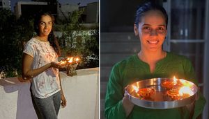 మేము సైతం.. ప్రమిదలు, కొవ్వొత్తులతో కదంతొక్కిన క్రీడాలోకం!!