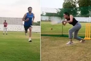 సోదరికి బౌలింగ్ చేసిన దీపక్ చహర్.. చివరలో ఊహించని ట్విస్ట్ (వీడియో)!!