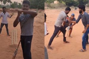 ఊరి క్రికెట్ డీఆర్ఎస్ చూశారా? కడుపుబ్బా నువ్వుతారు..!