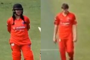 క్రికెట్ చరిత్రలోనే కని విని ఎరగని ఘటన.. భర్త బౌలింగ్.. భార్య కీపింగ్!