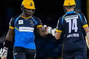 CPL 2020: సిక్సర్లతో వీరవిహారం.. బ్రాత్‌వైట్‌ను బాదేసిన కైల్ మేయర్స్.. ఒకే ఓవర్‌లో 28 పరుగులు!
