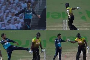 CPL 2020: రషీద్ ఖాన్‌ను వెక్కిరించిన ఆండ్రీ రస్సెల్.. తంతానన్న అఫ్గాన్ స్పిన్నర్! (వీడియో)