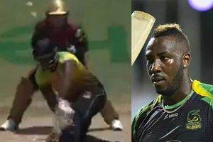 CPL 2020: అంపైర్‌ తప్పుడు నిర్ణయం.. బ్యాట్‌ను నేలకు కొట్టి అసహనం వ్యక్తం చేసిన ఆండ్రీ రస్సెల్!