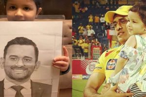 ఎంఎస్ ధోనీ ఫోటోను చూసి.. జీవా ఏమందో చూడండి (వీడియో)