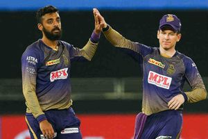 KKR vs RR: అంతా ఆ దేవుడి దయే.. ప్లే ఆఫ్ అవకాశాలపై ఇయాన్ మోర్గాన్
