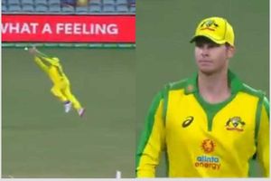 India vs Australia: వారెవ్వా స్మిత్.. వాటే క్యాచ్.. అచ్చం పక్షిలా పట్టేశావ్!