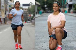 5 నెలల గర్భం.. 10 కి.మీ పరుగు!! 62 నిమిషాల్లోనే!