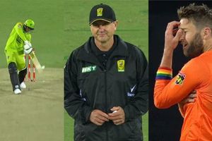 అయ్యో దేవుడా.. ఇదేం అంపైరింగ్‌ సామీ!! బంతి బ్యాట్‌కు‌ తాకినా!