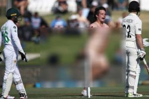 New Zealand vs Pakistan: వింతైన దృశ్యం.. నగ్నంగా పరిగెత్తుకొచ్చిన అభిమాని! (వీడియో)
