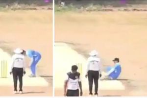 క్రికెట్‌ ఆడుతూ.. పిచ్‌పైనే మరణించిన క్రికెటర్!! (వీడియో)