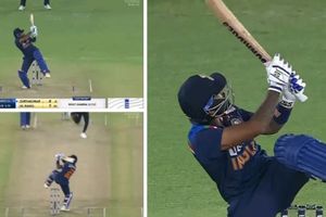 India vs England:వారెవ్వా సూర్య వాటే స్టార్ట్.. సిక్స్‌తో షురూ! (వీడియో)