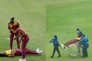 క్రికెట్ మైదానంలో విచిత్ర ఘటన.. ఉన్నట్టుండి కుప్పకూలిన ప్లేయర్లు! (వీడియో)