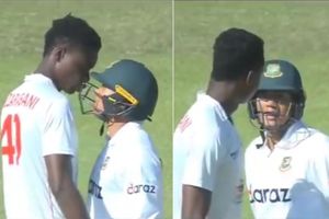 పిచ్‌పైనే డ్యాన్స్.. బ్యాట్స్‌మ‌న్‌, బౌలర్ మధ్య గొడవ! ఒక‌రి ముఖంలో మ‌రొక‌రు కోపంగా చూసుకుంటూ! (వీడియో)