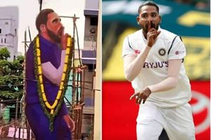 IND vs ENG:మహమ్మద్ సిరాజ్.. వేరే లెవెల్ అబ్బా! హైదరాబాద్‌లో భారీ కటౌట్‌లు! సూపర్ స్టార్ మాదిరి!