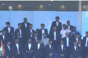 India vs West Indies రెండో వ‌న్డేలో ప్ర‌పంచ‌క‌ప్ గెలిచిన‌ భార‌త అండ‌ర్ 19 జ‌ట్టు సంద‌డి