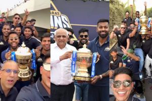 IPL 2022 చాంపియన్స్‌ను సత్కరించిన గుజరాత్ సీఎం.!