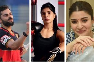 నిఖత్ జరీన్‌ను అభినందించిన కింగ్ కోహ్లీ, అనుష్క శర్మ