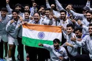 Thomas Cup: హిస్టరీ క్రియేట్ చేసిన టీమిండియా.. 73ఏళ్ల చరిత్రలో తొలిసారి థామస్ కప్ కైవసం