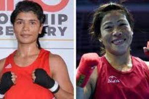 వివాదాన్ని మరిచిపోయి హ్యాపీగా కలిసిపోయిన మేరీ కోమ్, నిఖత్ జరీన్.. వైరలైన ఫోటో