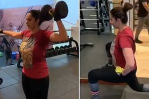 పొట్ట తగ్గించడంపై ఫోకస్ పెట్టిన సానియా.. జిమ్‌లో కఠిన వర్కౌట్స్‌తో కుస్తీ! (వీడియో)