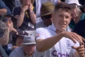 ENG vs NZ: డారిల్ మిచెల్ భారీ సిక్సర్.. అభిమాని చేతిలో బీర్ గ్లాస్ బ్రేక్! (వీడియో)