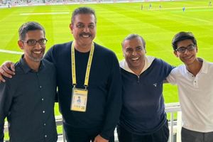 లార్డ్స్‌లో కలిసి మ్యాచ్ చూసిన రవిశాస్త్రి, సుందర్ పిచాయ్, ముఖేష్ అంబానీ.. ఎందుకంటే?