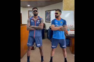 కలిసి స్టెప్పేసిన కోహ్లీ, హార్దిక్ పాండ్యా..! నేడు ఆసీస్ వర్సెస్ ఇండియా టీ20 సిరీస్ ప్రారంభం
