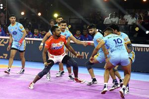 Pro kabaddi 2022: యూపీ యోధాస్‍పై గుజరాత్ జెయింట్స్ విజయం..
