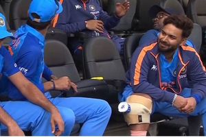 T20 World Cup 2022: రిషబ్ పంత్‍కు ఏమైంది.. వైరల్ అవుతోన్న ఫొటో..