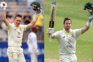 AUS vs WI: లబుషేన్, స్మిత్ డబుల్.. వెస్టిండీస్ ట్రబుల్! బ్రాడ్ మాన్ రికార్డు సమం!