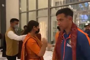 INDvsNZ: టీమిండియాకు సంప్రదాయ వెల్ కమ్.. వీడియో షేర్ చేసిన బీసీసీఐ