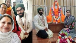 INDvsAUS : ఆశ్రమాల చుట్టూ తిరుగుతున్న కోహ్లీ.. ఆసీస్ సిరీస్ ముందు కూడా!