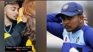 ప్రేయసితో ఉన్న యువ బ్యాటర్ ఫొటోలు వైరల్.. వివరణ ఇచ్చిన స్టార్!