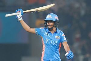 WPL 2023: హర్మన్‌ప్రీత్ విధ్వంసం.. గుజరాత్ ముందు భారీ లక్ష్యం