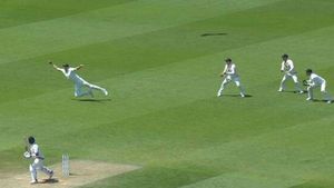 WTC Final 2023: కామెరూన్ గ్రీన్ కళ్లు చెదిరే క్యాచ్.. నోరెళ్ల బెట్టిన రహానే(వీడియో)